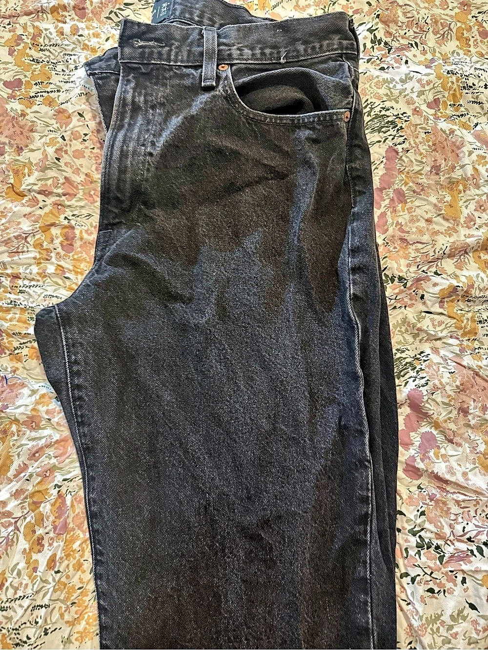 PacSun Dad Jeans Black Straight Leg Jeans Waist 26